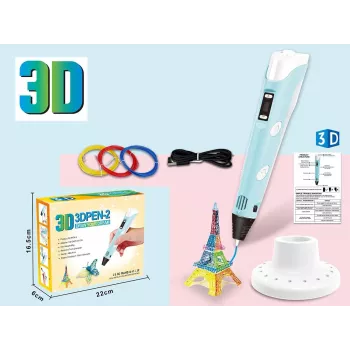 Bolígrafo 3D, set de filamento con cable de alimentación USB