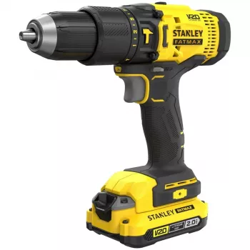 Taladro atornillador a batería STANLEY SFMCD711D2K 18V Li-Ion 2x2Ah, 2 velocidades, 80 Nm, LED, maletín