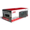 Radio por internet JVC RA-E981B — streaming Wi‑Fi y Bluetooth, DAB+, FM, 2x5W, 40 memorias de emisoras, USB, AUX, pantalla LCD