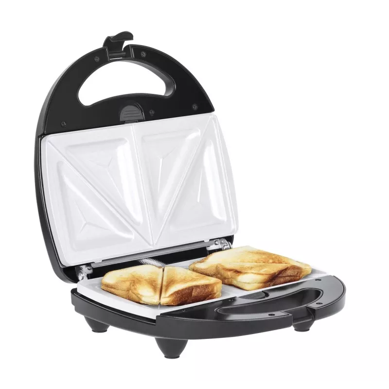 Sandwichera Teesa TSA3221 800 W negra acero inoxidable