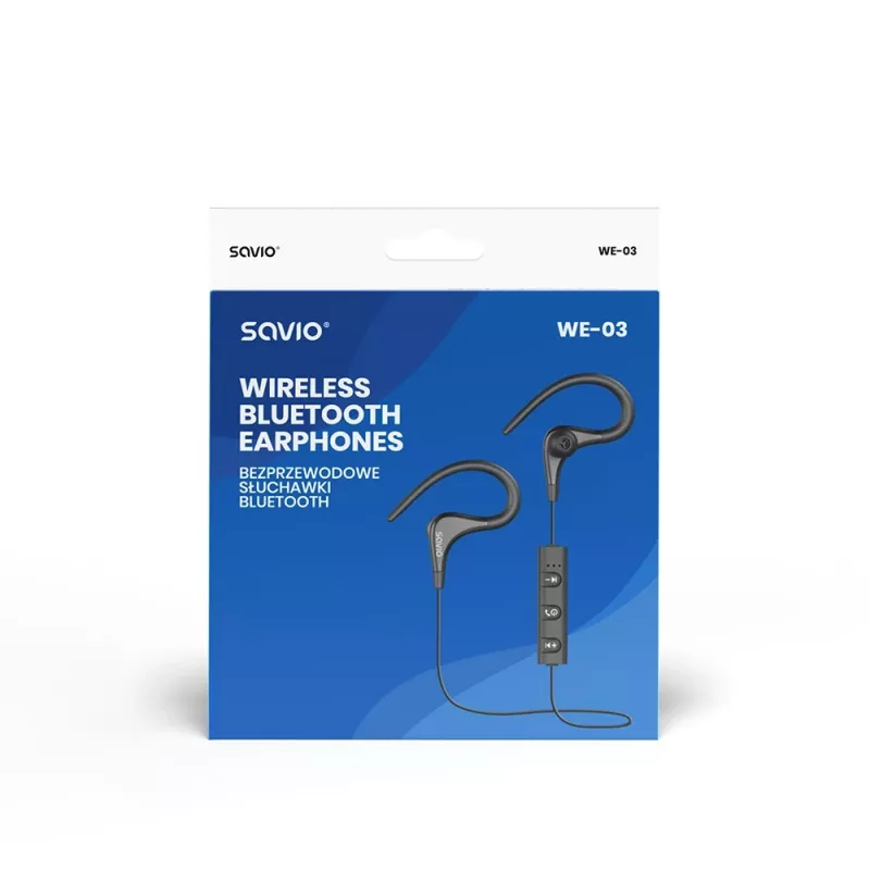 Auriculares inalambricos Bluetooth Savio WE-03
