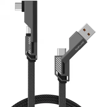 Cable USB 4smarts 541457 1,5 m USB A USB C grafito