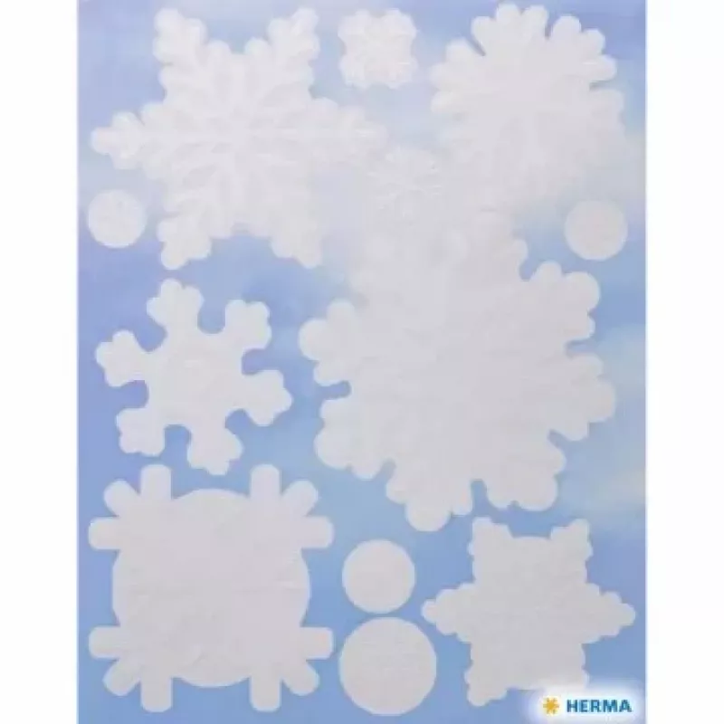 Decoración de ventana Herma A4 copo de nieve 15757 – hoja de copo de nieve A4 imprimible para decoraciones de ventana