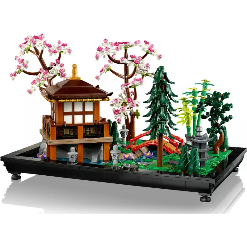 LEGO Set de construcción ICONS 10315 Jardín zen, 1363 piezas, 18+, medidas 210×320×200 mm, peso 4,19 kg