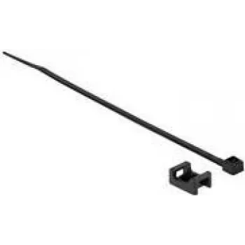 Bridas con fijación por tornillo DeLOCK 18884 nailon negro 15 mm 10 uds.