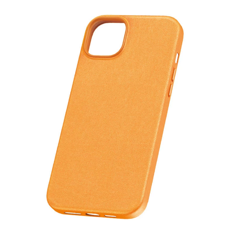 Funda para móvil para iPhone 15 Plus Baseus Fauxther Series (naranja)