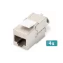 Módulo Keystone Digitus CAT 6A apantallado sin herramientas Módulo 4 uds.