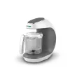 Robot de cocina para bebés neno Cibo 300 W, bol 0,3 L, cocción al vapor y triturado, calentamiento, gris/blanco