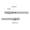 Apple MacBook Air 13 (2025), 16 GB, 512 GB, M4 (10-CPU/10-GPU), Plata, fuente de alimentación Dual USB-C de 35W, Alemán, MW0X3D/A