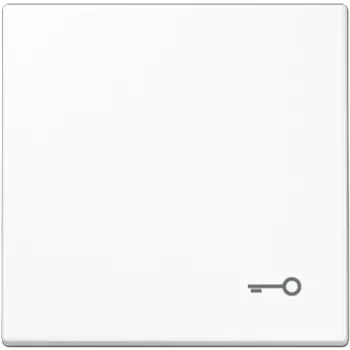 Jung tapa balancín símbolo llave LS 990, LS design, LS plus blanco alpino LS 990 T WW (LS 990 T WW)