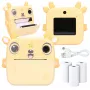 Impresora térmica de recibos Extralink EPP-006 con 3 rollos de papel térmico amarillo