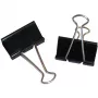 Pinzas foldback WEDO 25 mm en caja de 12 negro/plata (6421425)