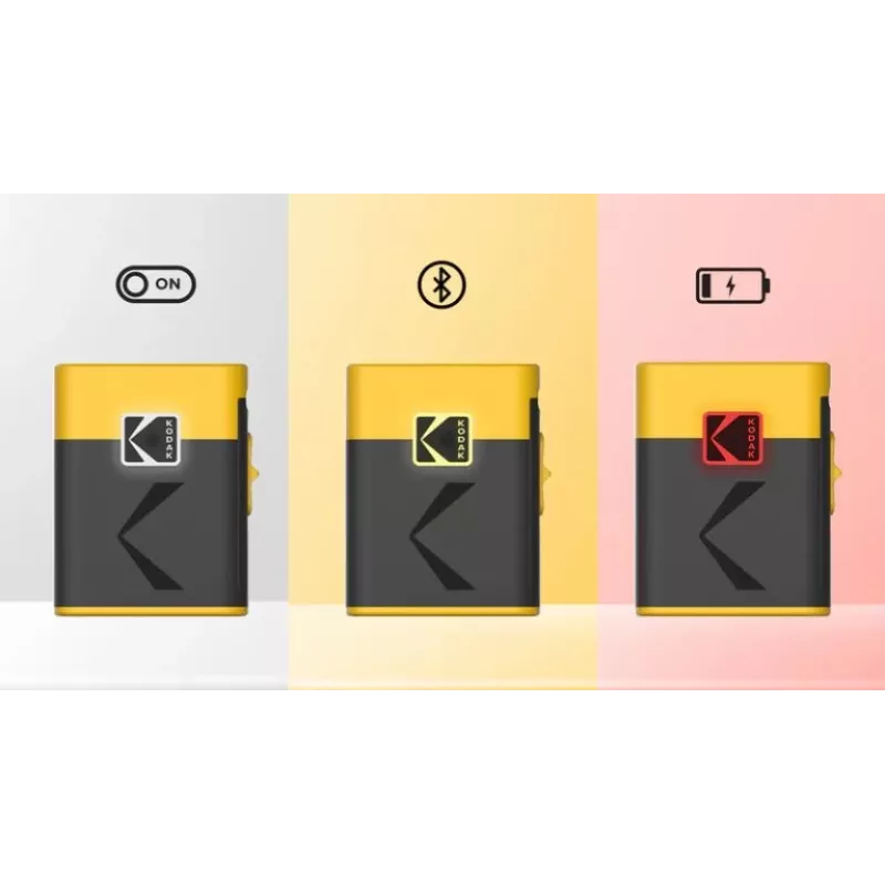 Impresora de etiquetas Kodak Label ERA M50 Bluetooth para etiquetas de 14 mm con rollo amarillo