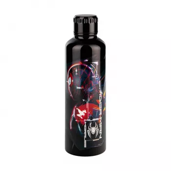 Botella de agua metálica Paladone Spiderman Miles Morales