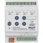 MDT AKD-0410V.02 regulador de intensidad 4 canales, 4TE, REG, 1-10V, RGBW (AKD-0410V.02)