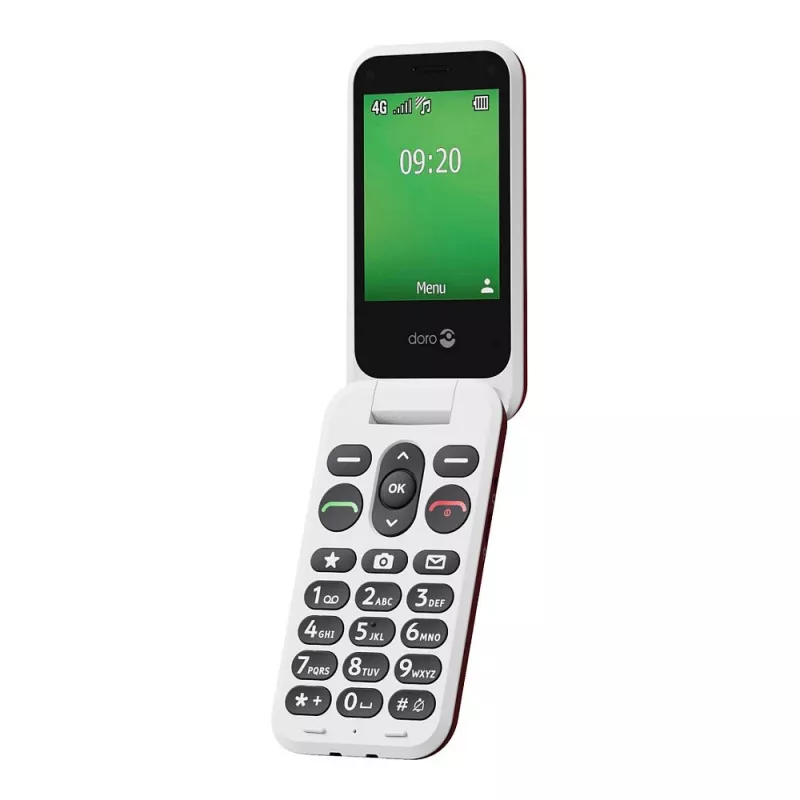 Feature-Phone Doro Leva E22 teléfono plegable, pantalla de 2,8