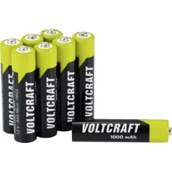 Pila Micro AAA Voltcraft VC-16043045 NiMH 1000 mAh 1,2 V 8 uds. (VC-16043045)