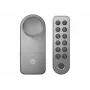 Cerradura inteligente Xiaomi BHR07XDGL con teclado, Bluetooth, huella dactilar, código y mando a distancia, gris, 7,2 V 2450 mAh