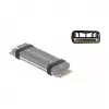 Unidad de estado sólido (SSD) DeLOCK anillo de goma para montaje de SSD M.2 y disipador negro pack de 10