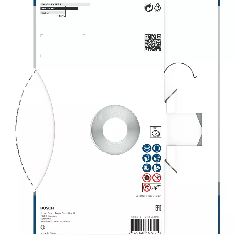 Disco de corte diamantado BOSCH UNIVERSAL, 180 x 2,0 x 22,23 mm, para hormigón, mampostería | Bosch