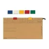 ELBA Colour Rider, de PVC, clip-on, azul oscuro para carpeta de colgar vertic 1, medidas: (an)20 x (pr)5 x (al)16 mm (85512 DB)