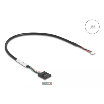 Convertidor serie DeLOCK 90781 repetidor aislador USB 2.0 RS-232 negro verde