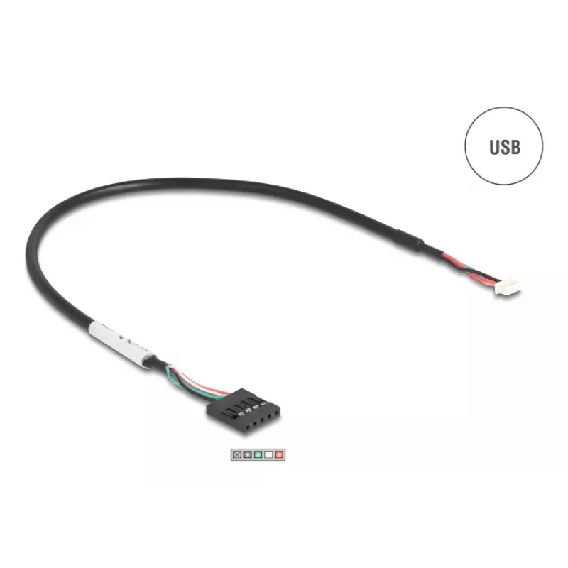 Convertidor serie DeLOCK 90781 repetidor aislador USB 2.0 RS-232 negro verde