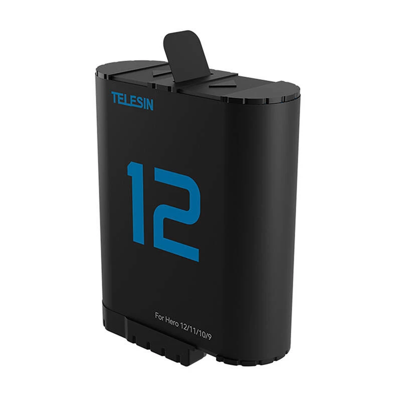Batería de litio para GoPro Hero 12/11/10/9, Telesin (azul)
