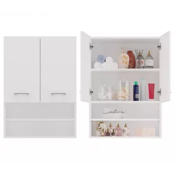 Armario de baño Topeshop POLA MINI DK blanco blanco