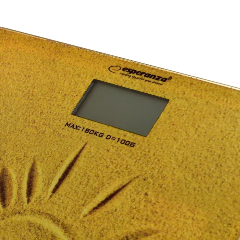 Báscula de baño Esperanza EBS006 Báscula electrónica de baño cuadrada beige