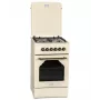 Cocina de gas y eléctrica MPM MPM-56-KRM-14, 56 cm, 4 quemadores de gas, horno eléctrico, crema