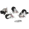 Set de ruedas giratorias ROLINE 26.21.0079, capacidad de carga 250 kg, para movilizar equipos