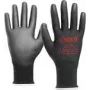 Guantes de trabajo cimco 141210, guantes de protección, negros, talla XL
