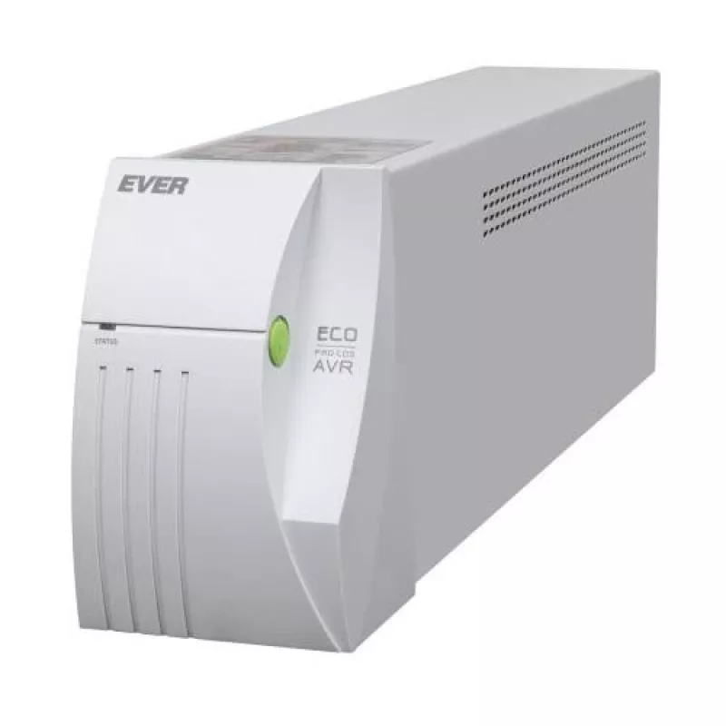 Ever ECO Pro 1200 AVR CDS SAI line-interactive, 1,2 kVA / 780 W, 2 tomas Schuko, torre