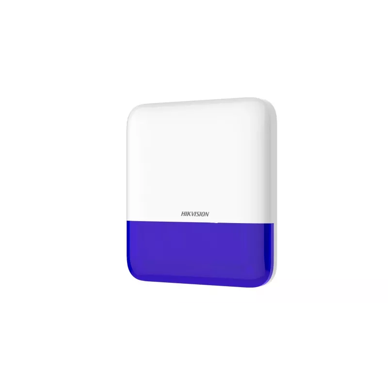 Sirena exterior inalámbrica Hikvision DS-PS1-E-WE/Azul