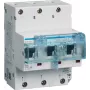 Hager HTN350E. Corriente nominal: 50 A. Número de módulos (máx.): 4,5 módulos. Ancho: 85 mm, Profundidad: 81 mm, Altura: 110 mm (HTN350E)
