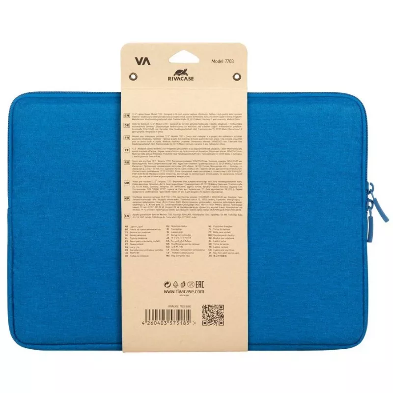 Funda para portátil Suzuka Eco 13.3-14/7703 Azure Rivacase