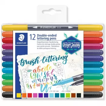 Bolígrafo + pluma estilográfica Staedtler 3004 Multicolor 12 uds.