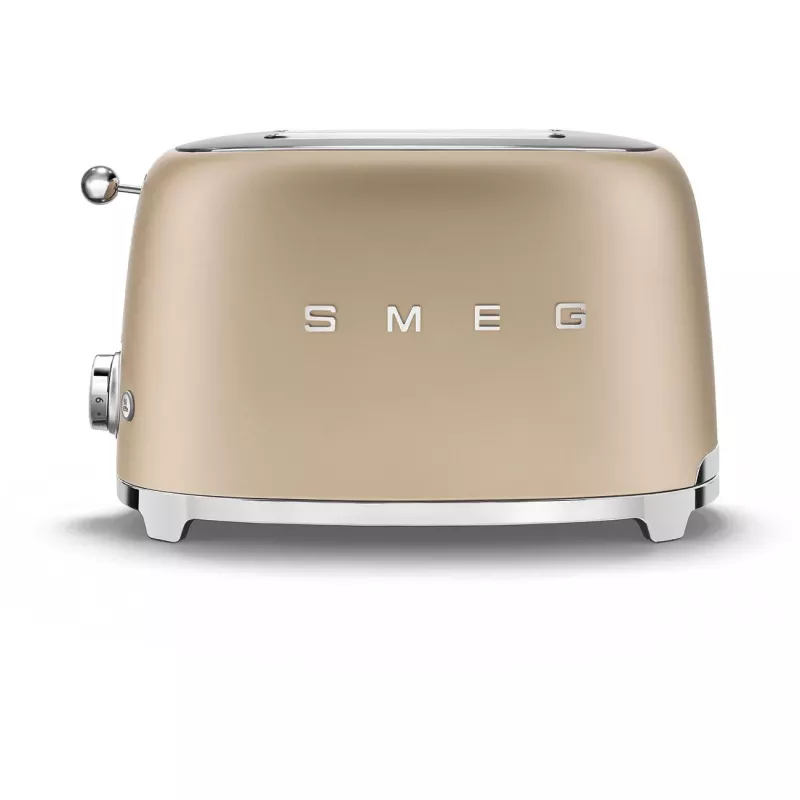 Tostadora Smeg 50's Style TSF01CHMEU 2 rebanadas Oro 950W