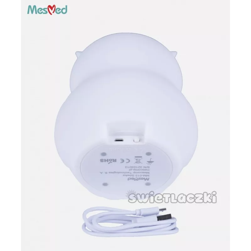 Luz nocturna de silicona MM013 búho con mando a distancia