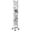 Helit H6813399 - Metal - Gris - 4 estantes - 260 mm - 390 mm - 1580 mm