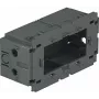 OBO Bettermann Caja empotrable 2 tomas 71GD13** para módulos 45 140x76x51 (71GD13)
