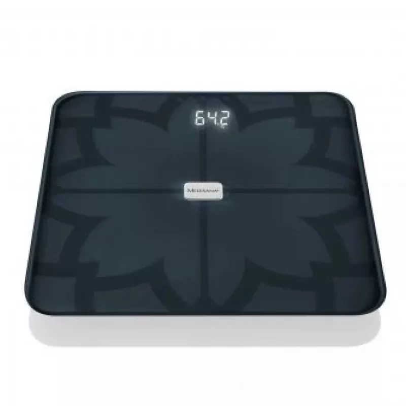 Medisana BS 450 báscula de análisis corporal, máx. 180kg, negro, Bluetooth, sensores ITO (40510)