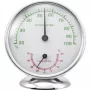 Higrómetro Renkforce 6510 Alu — Termohigrómetro de aluminio para medición de temperatura y humedad