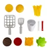 Set Play Burger Shop KLEIN 7336 — juguete de juego de rol compacto y fácil de limpiar para niños