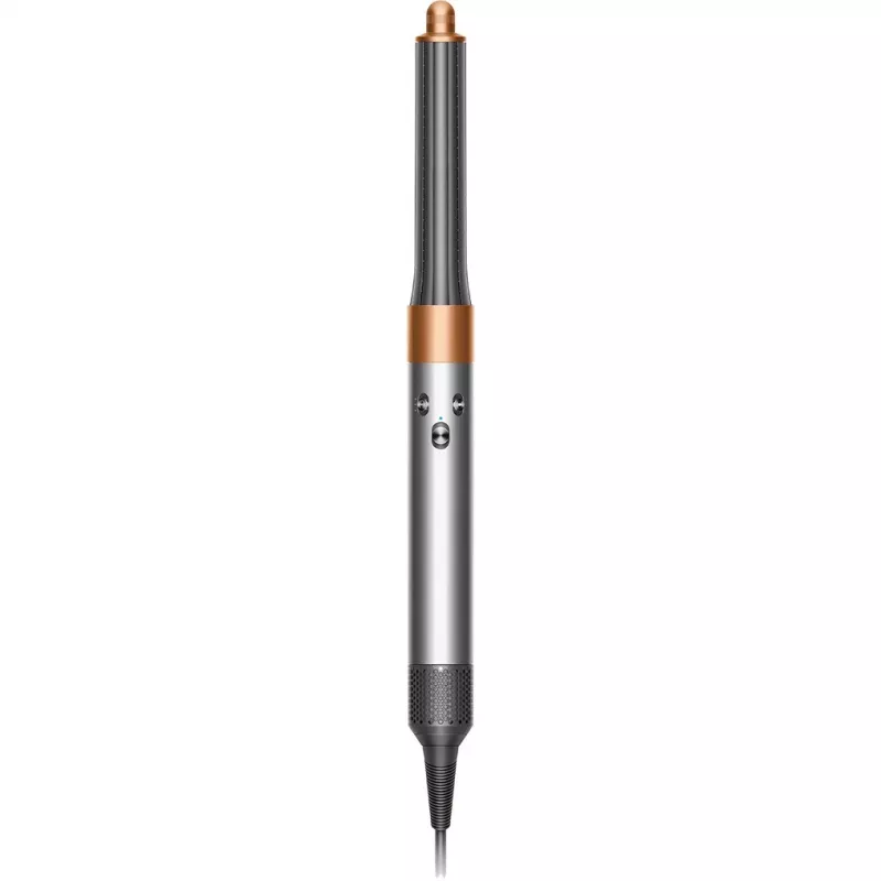 Multistyler Dyson Airwrap Origin Warm Copper Nickel — multistyler, 1300 W, 3 niveles de calor/velocidad, base 360°, cable de 2,675 m