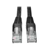 Cable Ethernet Gigabit Cat6 Snagless Molded (UTP) Eaton Tripp Lite Serie (RJ45 M/M), PoE, negro, 1,52 m - cable de parcheo - RJ-45 (M) a RJ-45 (M) - 1,52 m - UTP - CAT 6 - Moulded
