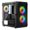 Carcasa de ordenador Logic Concept Portos Mini ARGB Micro ATX Negra