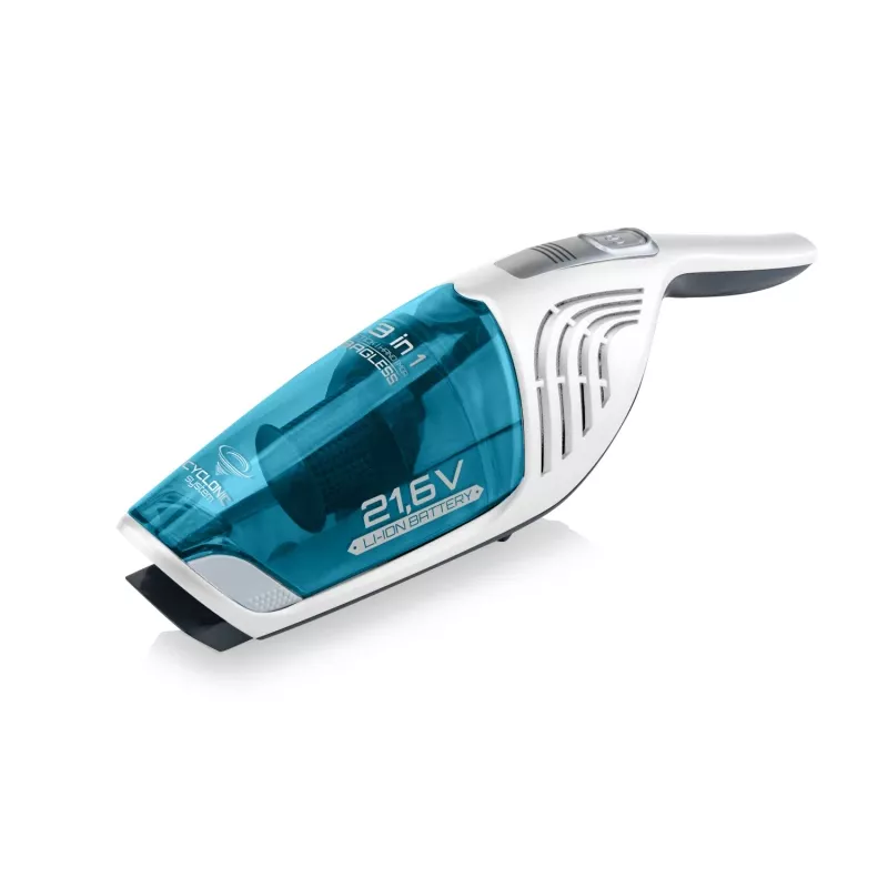 Aspirador con batería ETA Moneto II Aqua Plus Aspirador de mano 3en1, función de lavado, 21,6 V, hasta 50 min de autonomía