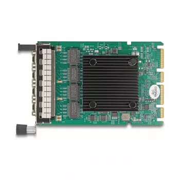 DeLOCK 88300 tarjeta de red OCP 3.0, 4 x RJ45 Gigabit LAN
